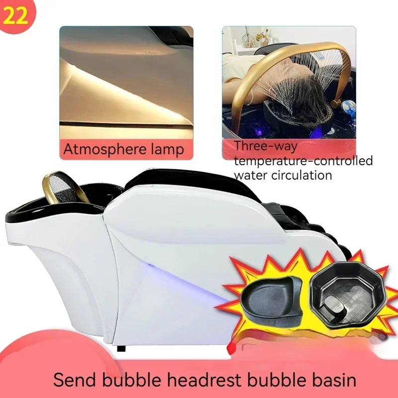 Hair Shampoo Massage Bed Professional Chair Salon Washing Hairdressing Living Room Bowl Portable Japanese Water XFY-82