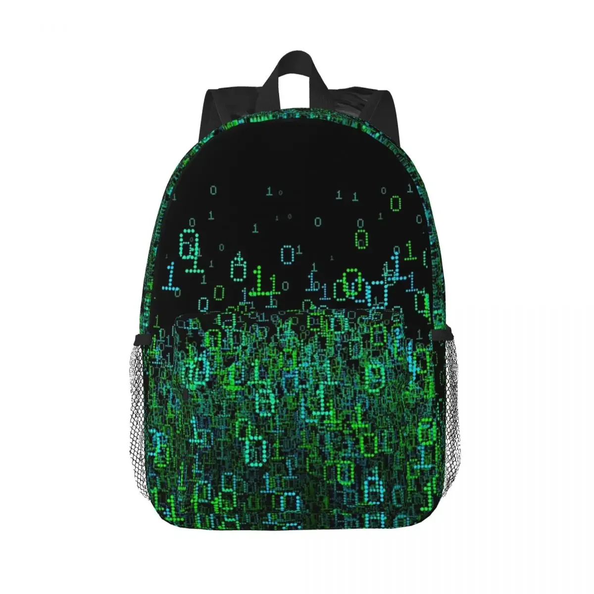 Binary Cloud Backpacks Boys Girls Bookbag Fashion Students School Bags Travel Rucksack Shoulder Bag Large Capacity