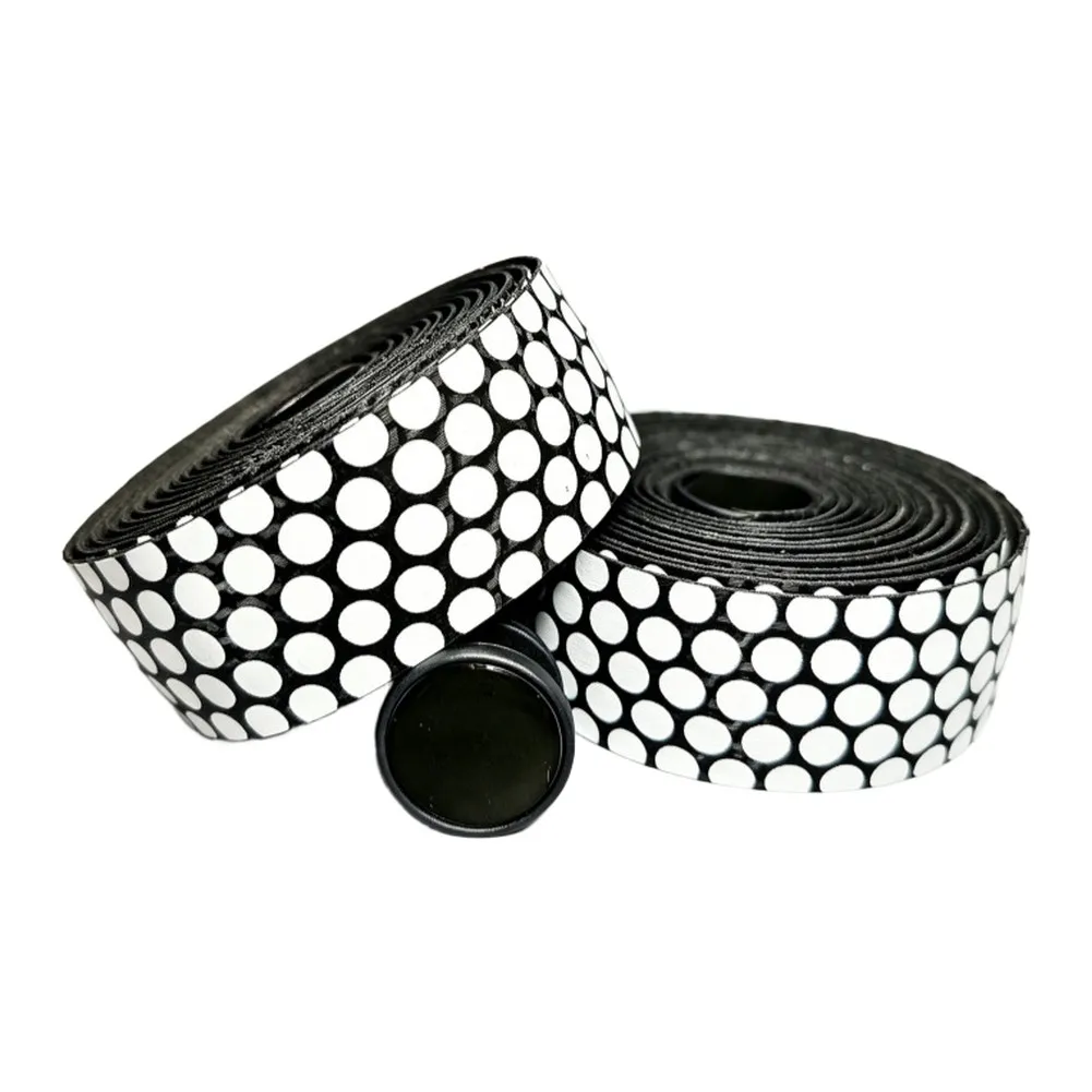 Bike Handlebar Tape for Road Use with EVA Cushioning Layer Silicone and Tacky Backing to Reduce Movement on Bars