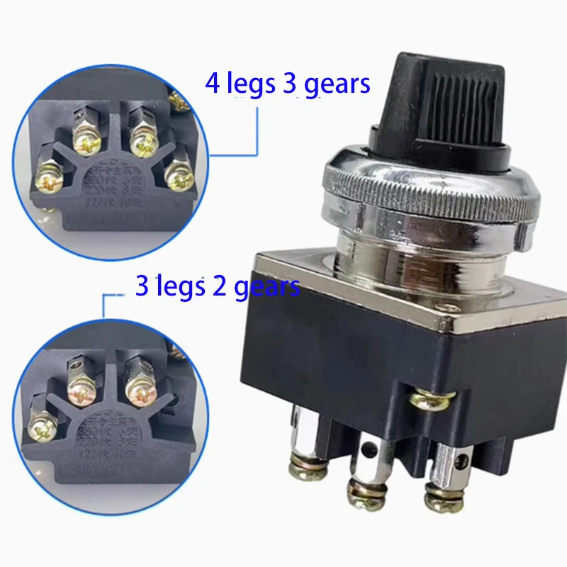LS2-2 LS2-3 Master switch two gears three gears rotary knob switch LA2-J SA2 IP40 open pore 30MM