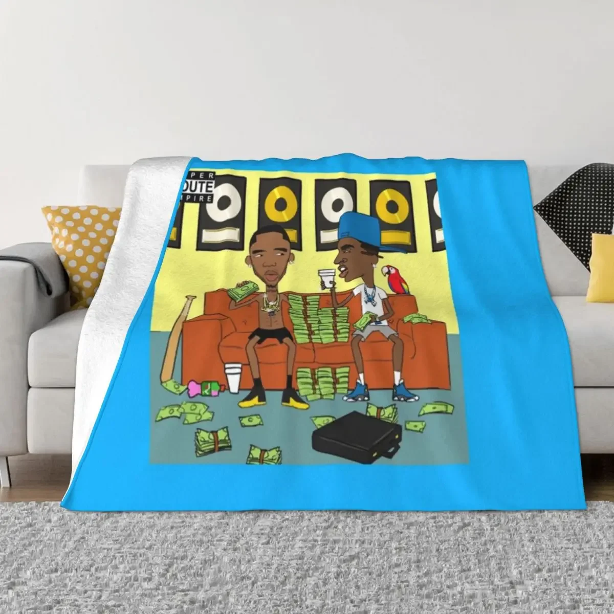 

Paper Route Empire Throw Blanket Winter beds Kid'S Blankets