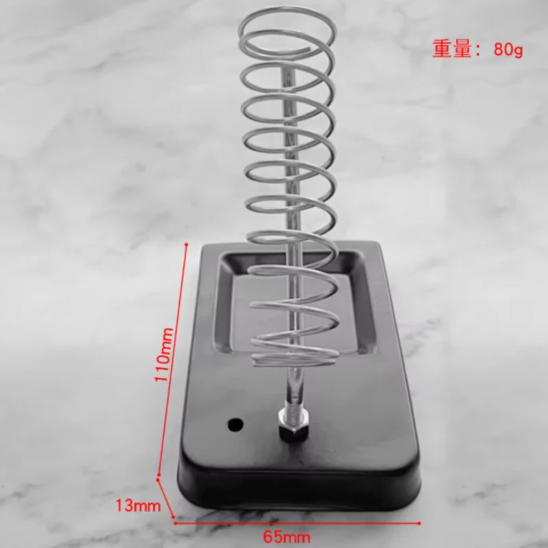 Soldering Iron Stand Portable Holder Soldering Tin Stand with Welding Cleaning Sponge Electric Soldering Iron Accessories