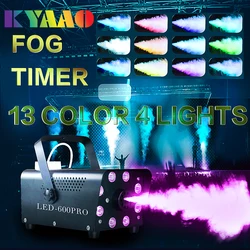 Newest Mini Disco Fog Machine with Timer Wireless Smoke Generator for Halloween Holiday 500W Dj Disco Stage Indoor Smoke Machine