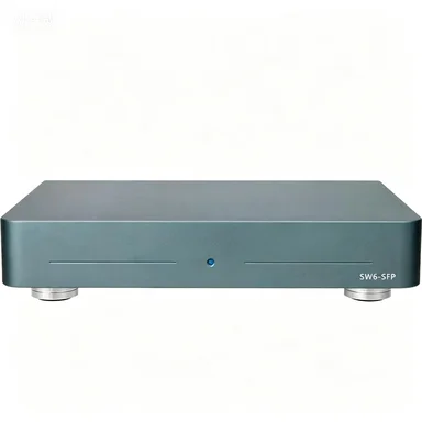 6-Port HiFi Audio Ethernet Network Switch DC Powered with SC-Cut for Home Studio