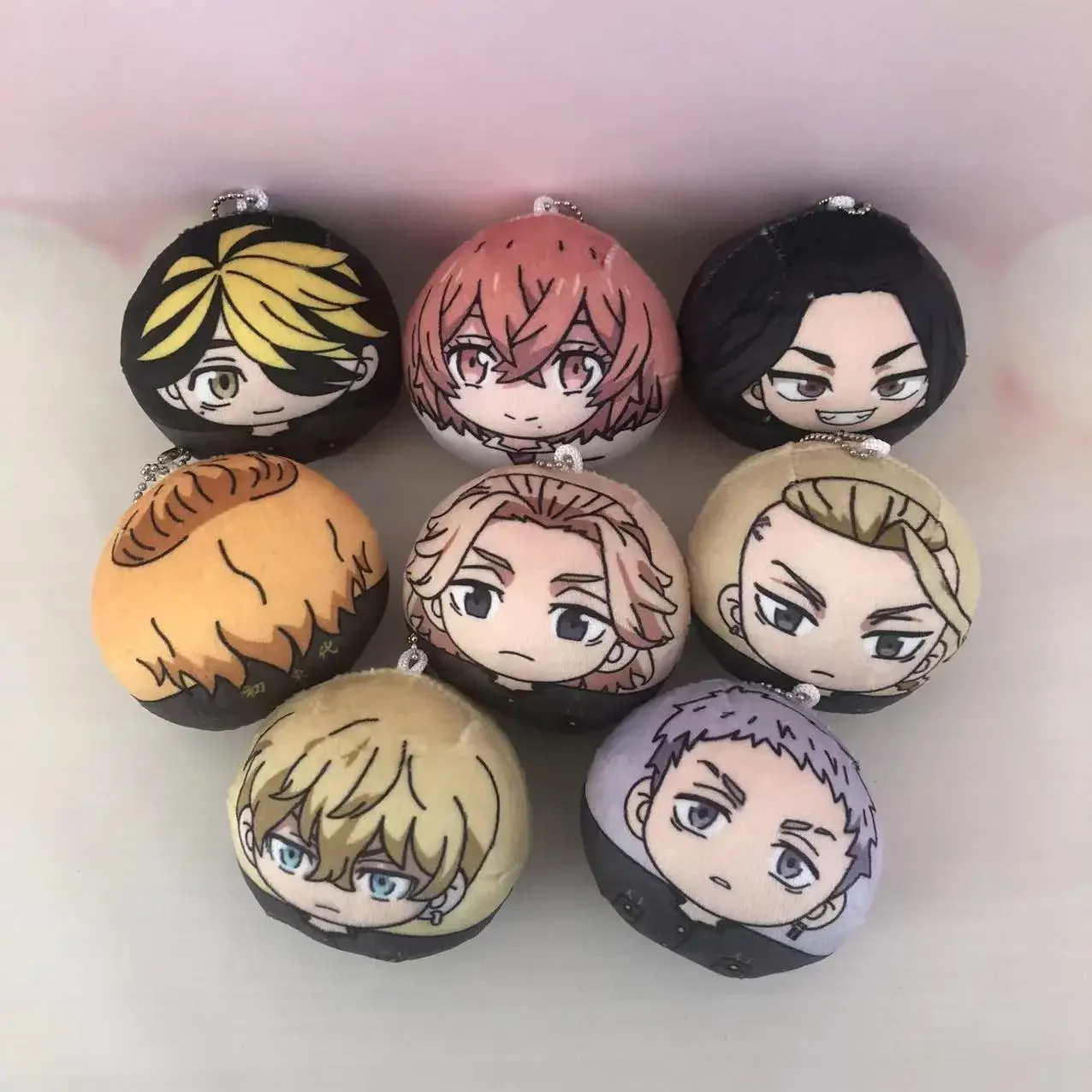 

10cm Anime Pendant Doll Sano Manjirō Ryūgūji Ken Hanagaki Takemichi Hinata Tachibana Plush Filled Keychain Peripheral Products