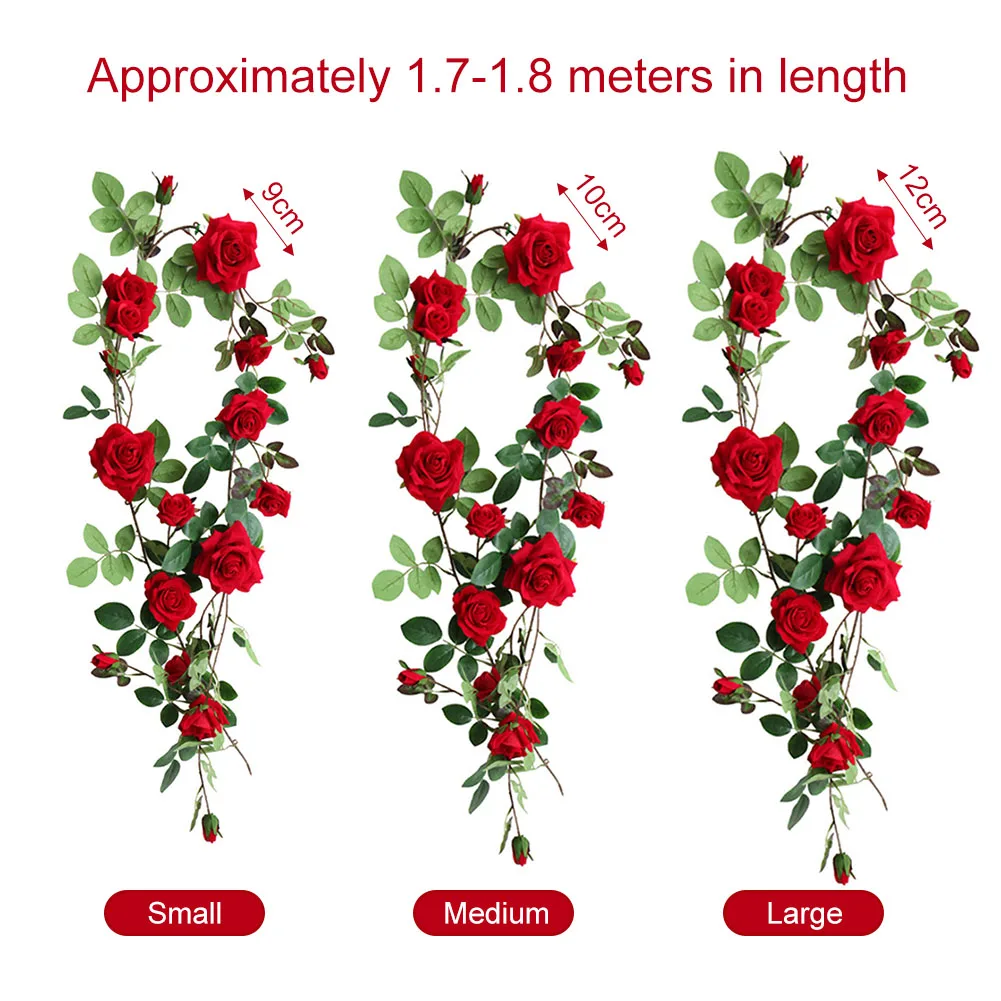 

Шелковая Роза-лоза для входа в арку, очаровательный многоразовый искусственный цветок для детской свадьбы