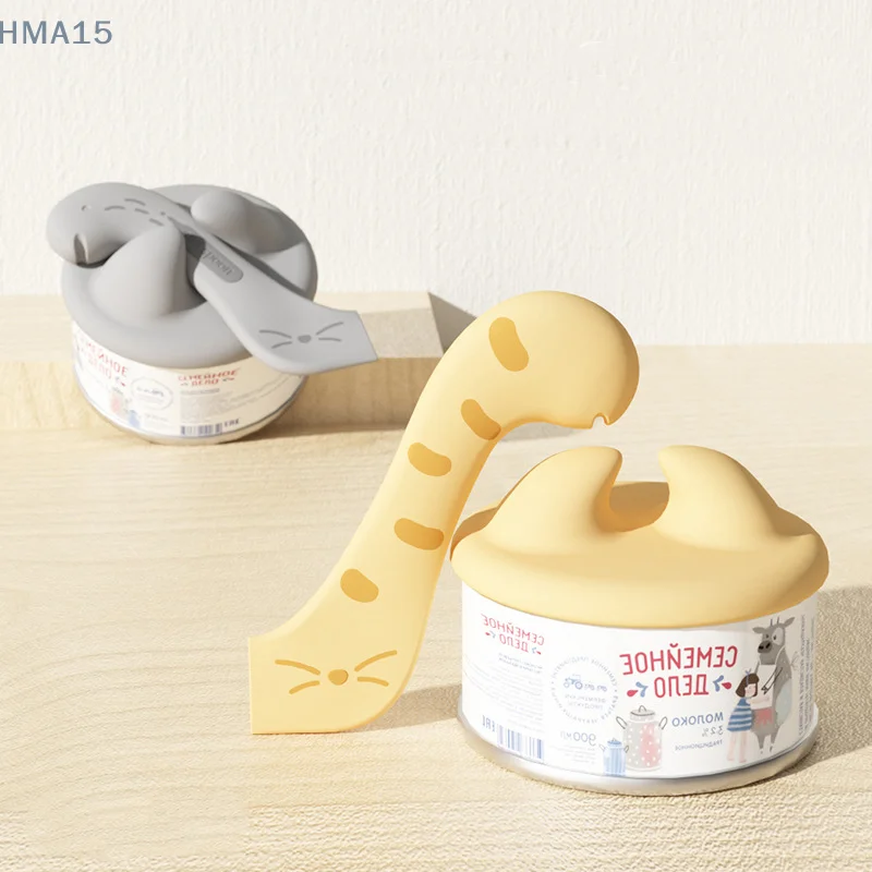 

Ложка для домашних животных, многофункциональная открывалка для консервных банок, ложка для кормления мокрой еды, герметичная крышка для домашних животных, аксессуары для кошек и собак