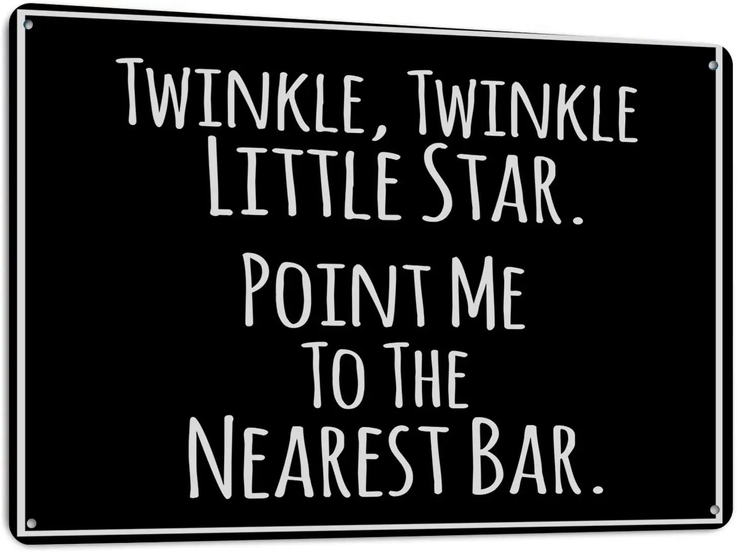 Funny Inspirational Modern Quotation Tin Sign Wall Decor Art Slogan Quote Black Aluminum Sign Home Bathroom Laundry Decor Bar Si
