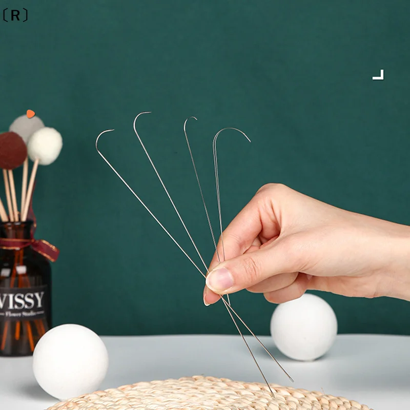 バR SigurGroßes Auge gebogene Perlennadeln, Edelstahl-Nähnadeln, DIY-Perlenspinnernadeln, Bastelarbeiten, NähwerkzeugwaziWinter2 Parque