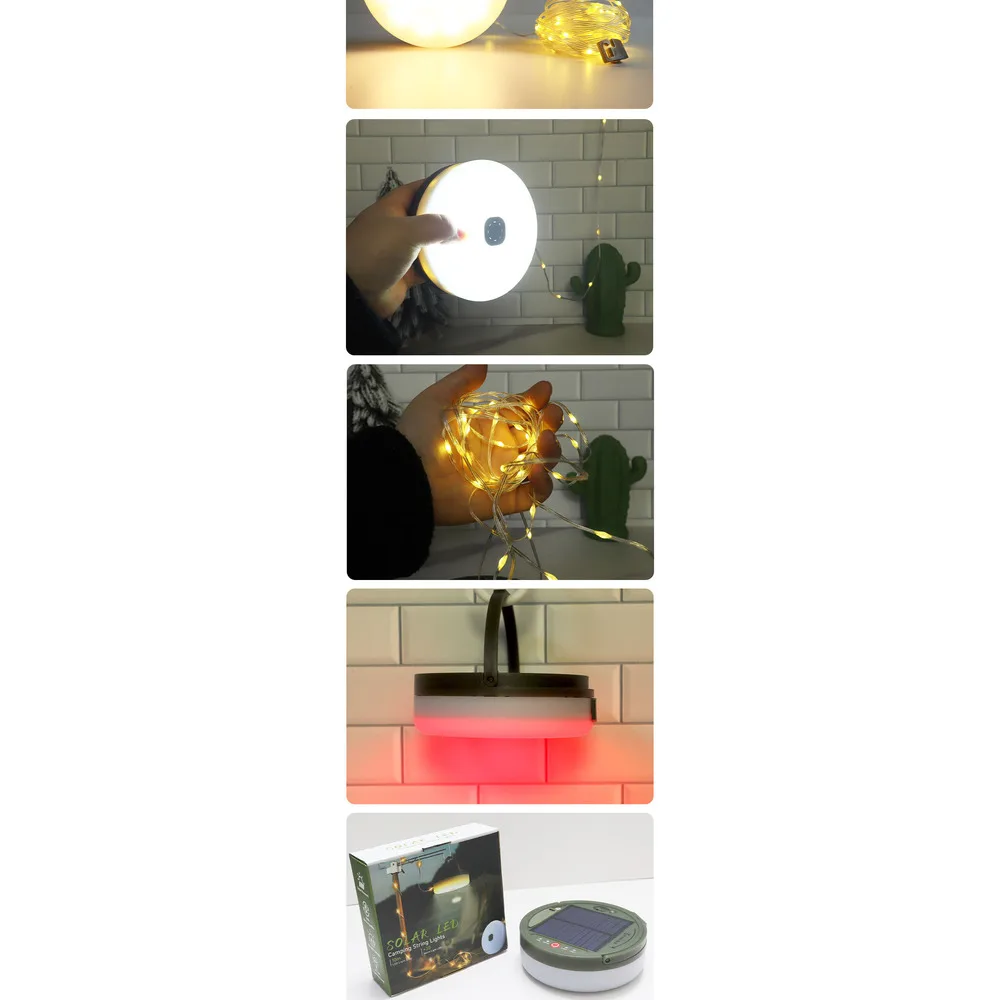 Camping flashing solar outdoor lighting, lights, tape measure storage, camping s, tent emergency atmosphere light_voghion.com