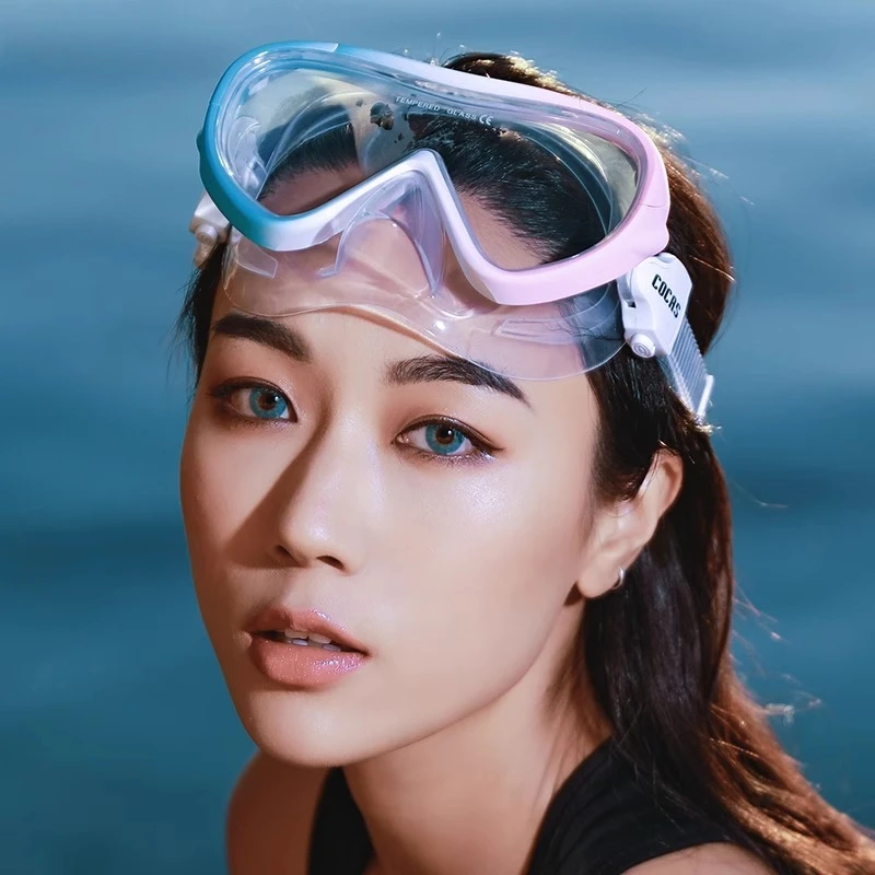 

Противотуманные очки высокой четкости для дайвинга со встроенным водонепроницаемым оборудованием для плавания и подводного плавания в большой оправе