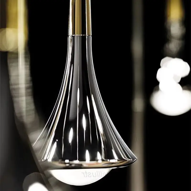 

Metal Meteor Pendant Light Creative Glass Suspension Lamp Hotel Living Dining Bedroom Cafe Bar LED Hanging Ceiling Chandelier