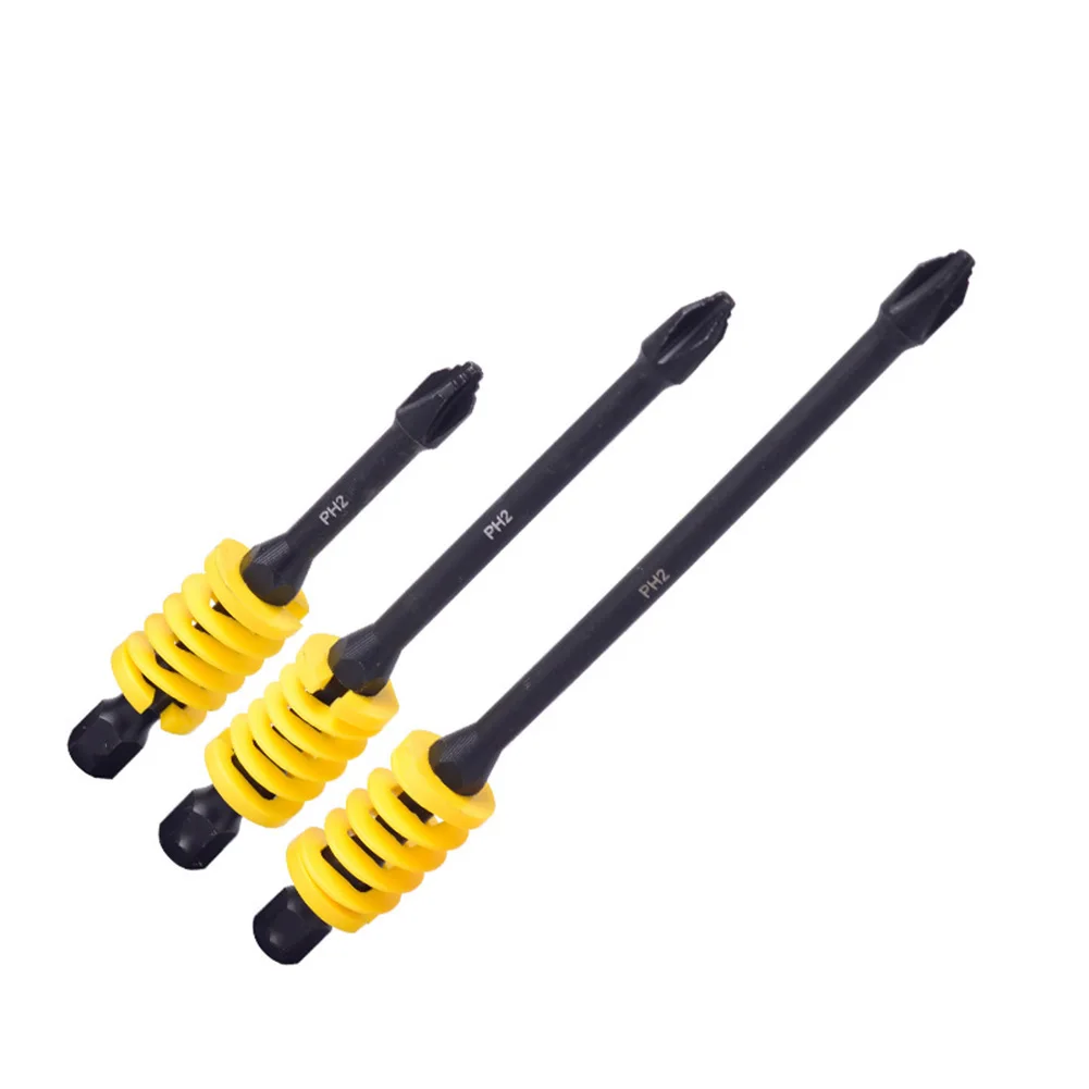90/110/150mm Screwdriver Bit For Rainbow Spring Electric Nonslip Hand Tools Parts Power Tool Accessories