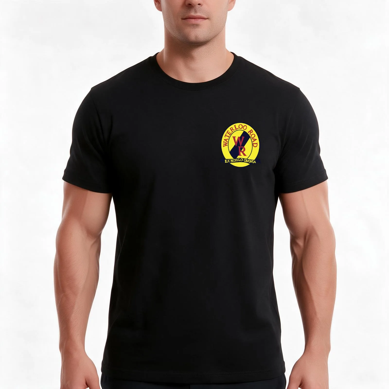 Waterloo road emblem art T-Shirt Summer Casual Cotton Tee Oversized Streetwear Tops Vintage Graphic Print Unisex Men Women