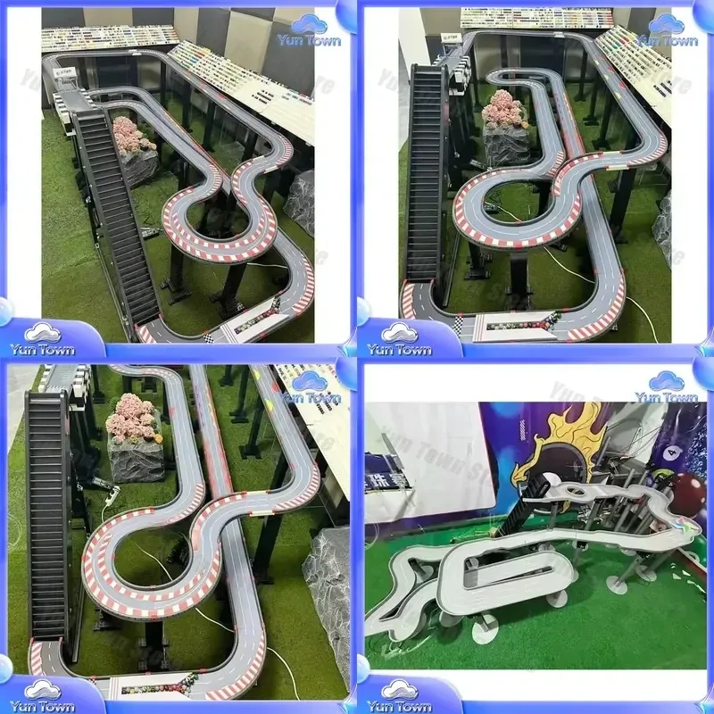 Custom Large Car Simulation Rally Tray for Billiard Marbles Pinball Rolling Bead Battle Run Race Maze Marble Track Game