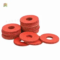 20-100 M2 M2.5 M3 M4 M5 M6 M8 M10 M12 M16 Red Steel Paper Fiber Insulating Flat Washer Insulation Plain Gasket Ring Meson Spacer