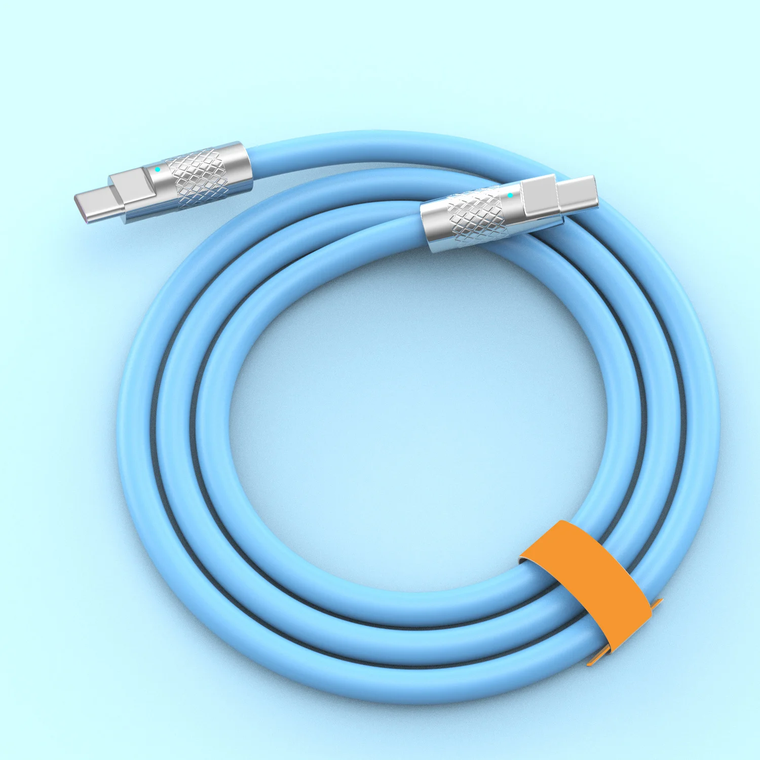 Neues 120W 7A Superschnelles Ladekabel PD Typ C Flüssigsilikon-Kabel 1M 1,5M 2M USB-Kabel USB-C zu C Ladekabel für Xiaomi Huawei