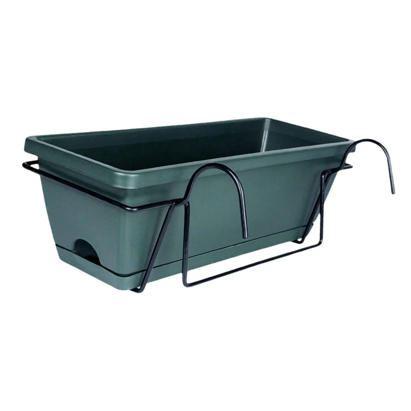 Hanging Planter for Balcony Railing Rail Planter Home Decoration Plant Basket for Farmhouse Indoor Outdoor Deck Windowsill Porch