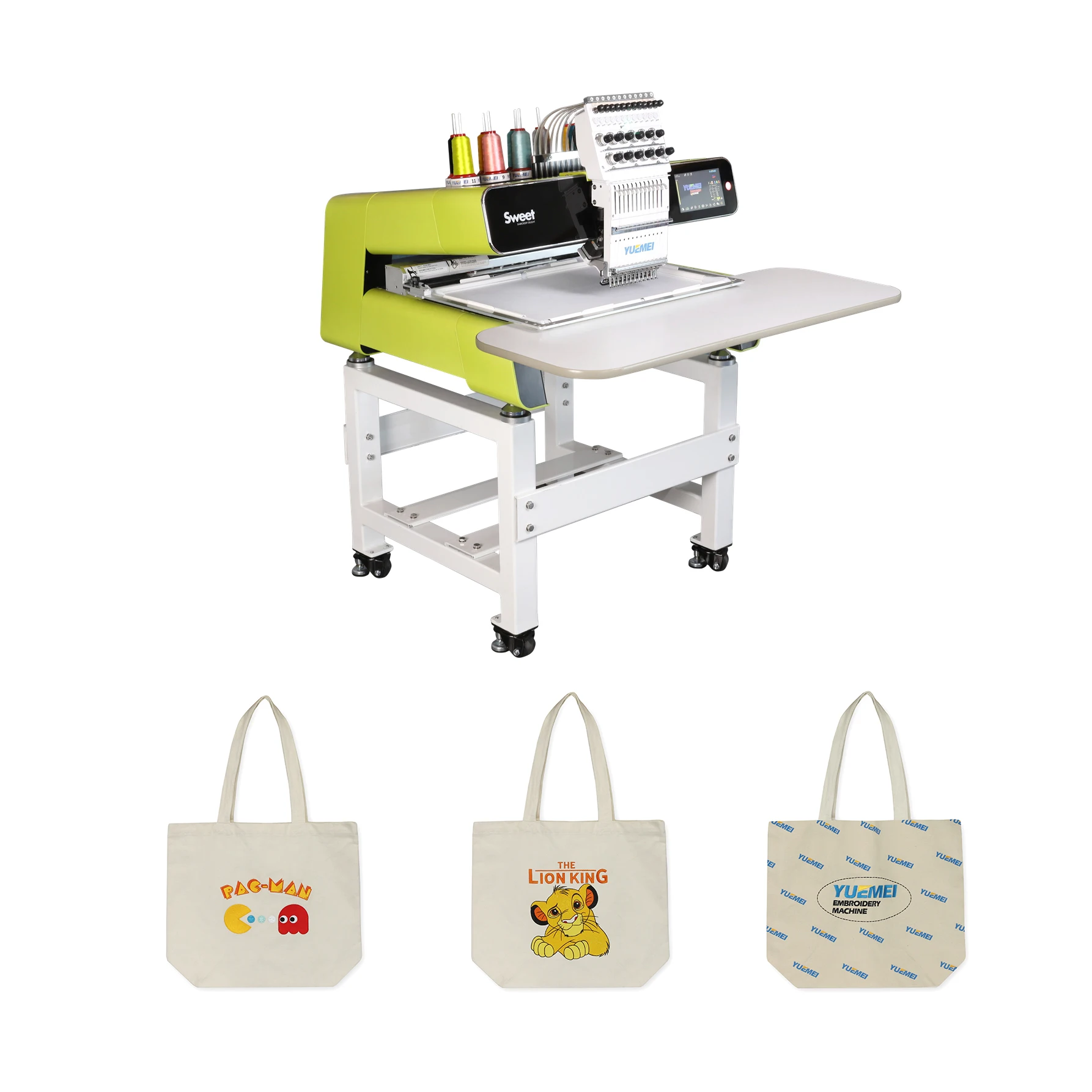 2022 new designing  thread for zsk tuft stitch portable home embroidery sewing machine