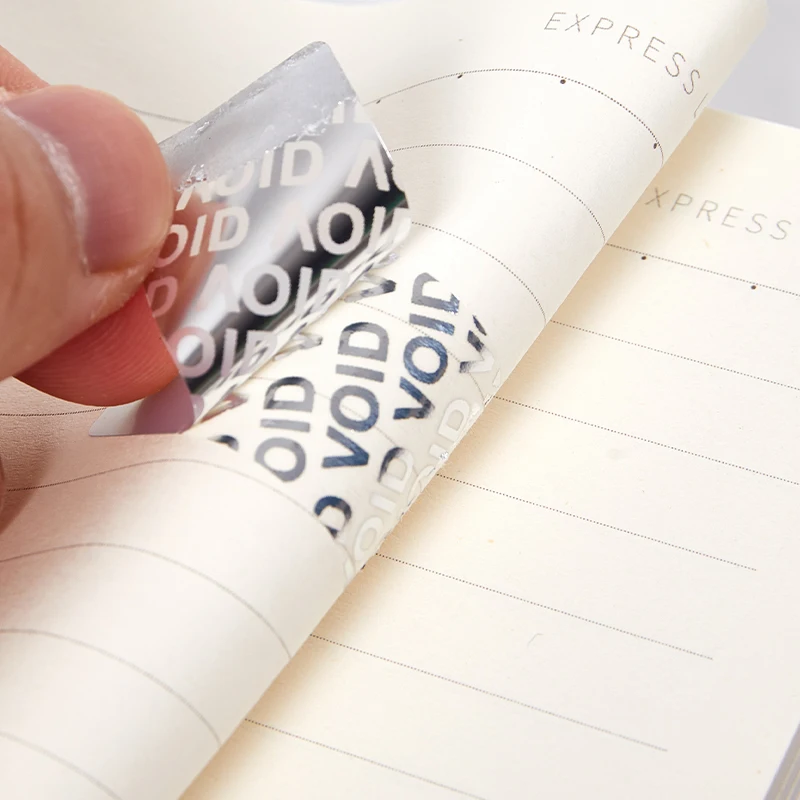 100Pcs 40x20mm Tamper Evident Void Labels Security Stickers for Warranty Packaging