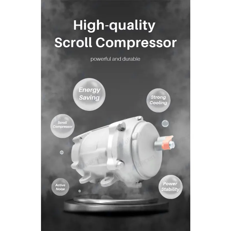 

HLS-70B Multifunction Electric Parking Cooler AC Compressor Portable 24V Car Air Conditioner For RV Truck Camper