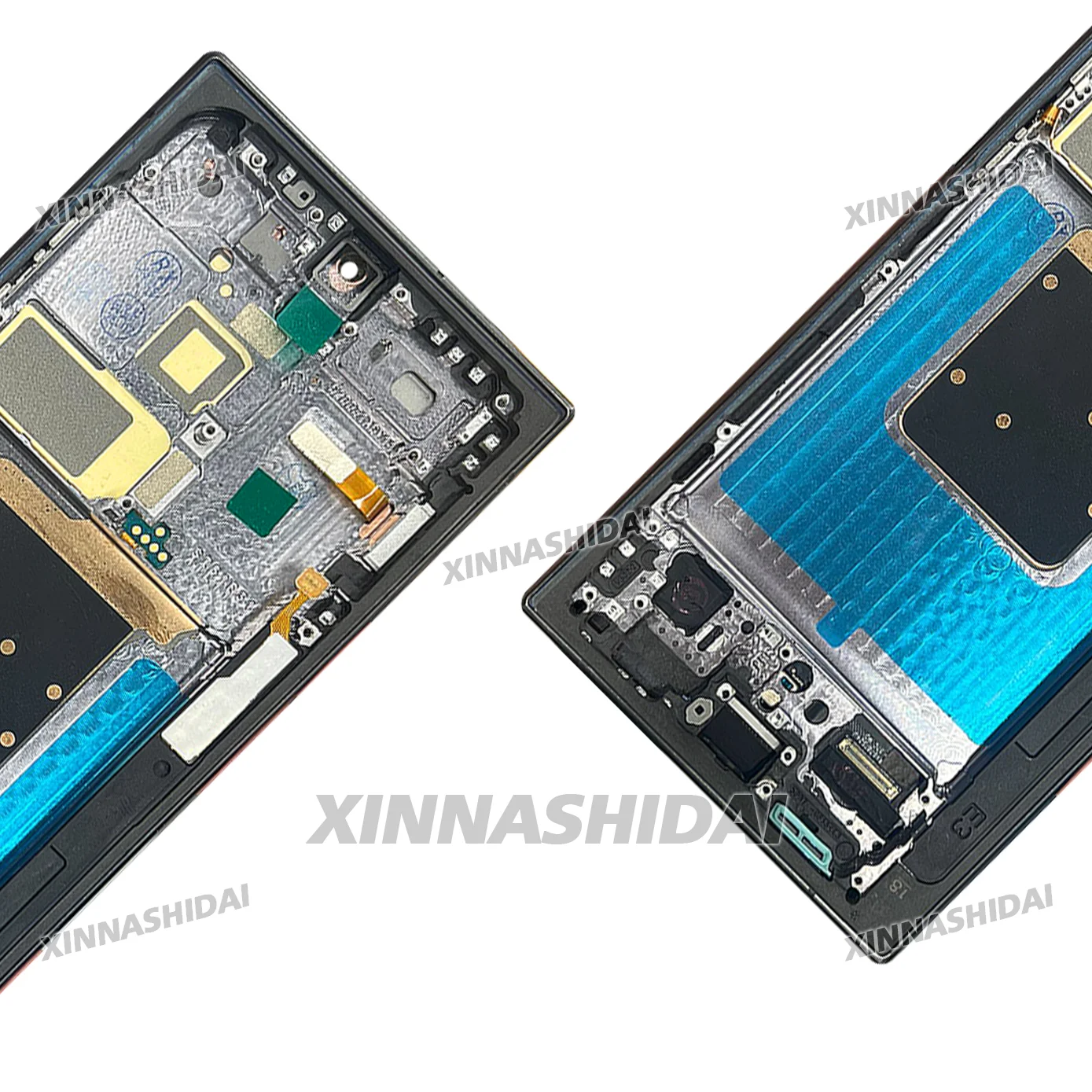 Tested OLED For Samsung Galaxy S24 Ultra LCD Big Size Display Touch Screen Digitizer with fingerprint Frame For S24 Ultra LCD