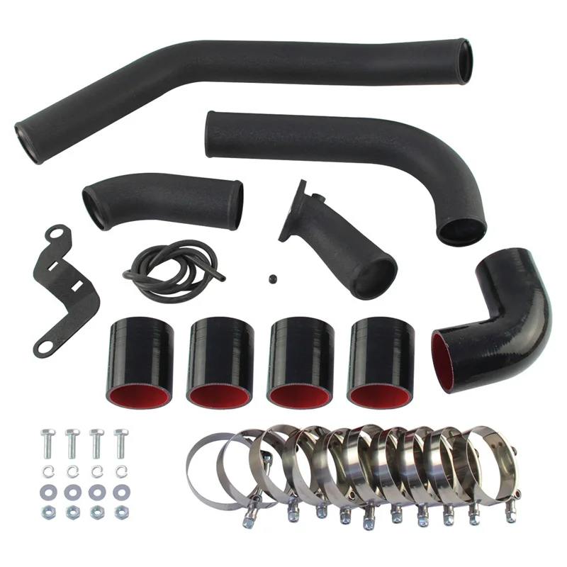 Piping Intercooler Kit For Mitsubishi Lancer Evolution EVO X 10 4B11 2.0L 08-15 Black