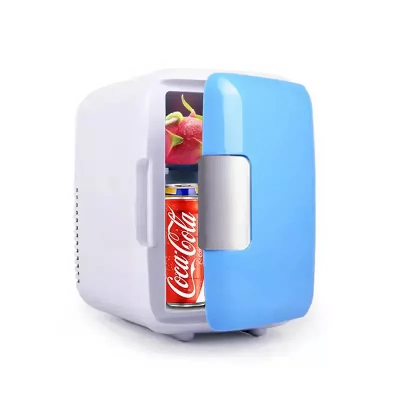 Portable Mini 4L Refrigerator Cooling Heating Freezer Auto Power Storage friger