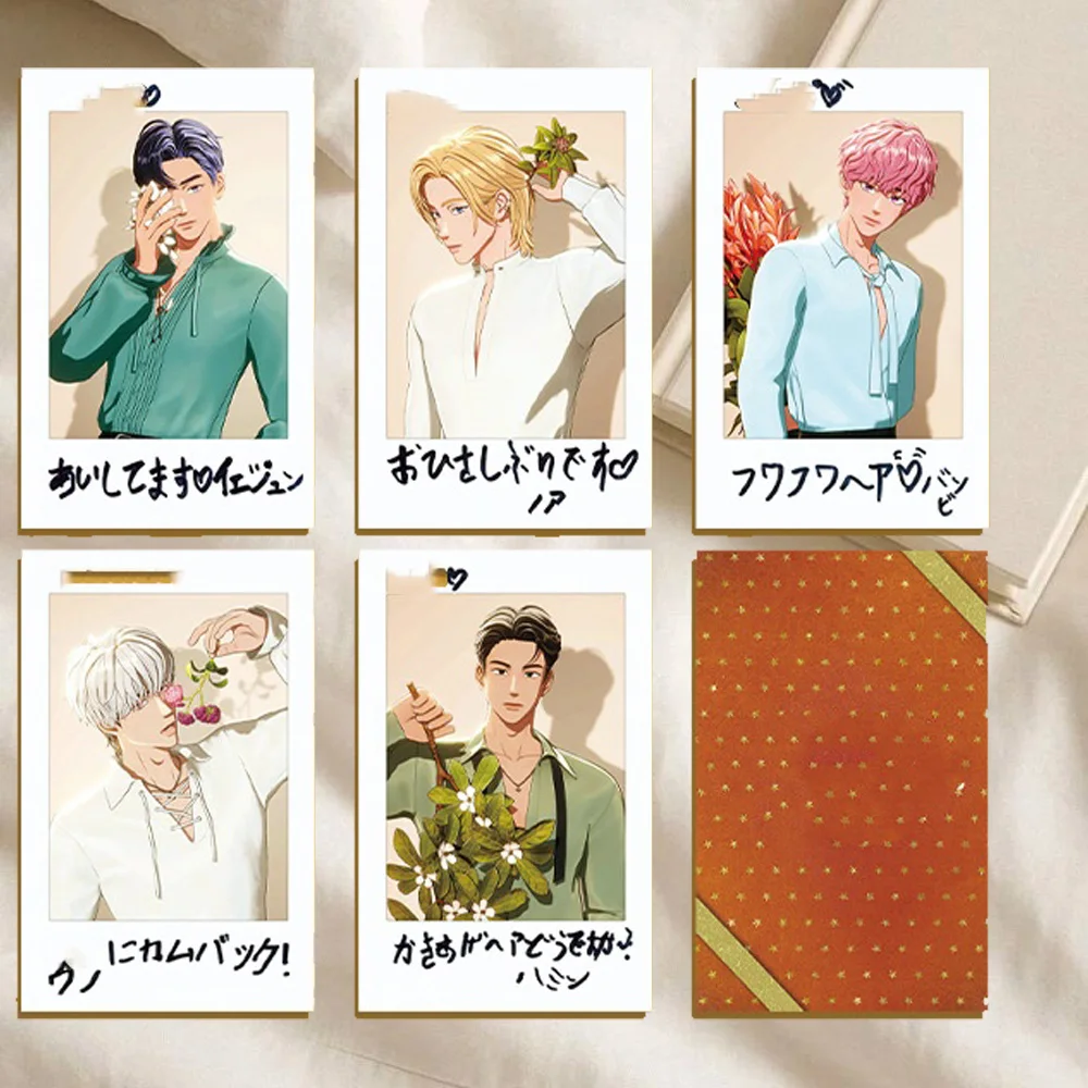 

KPOP PLAVE 5 шт./компл. фотокарточка высокого качества INS стиль двухсторонняя печать LOMO Card NOAH YEJUN BAMBY EUNHO HAMIN Fans Collection