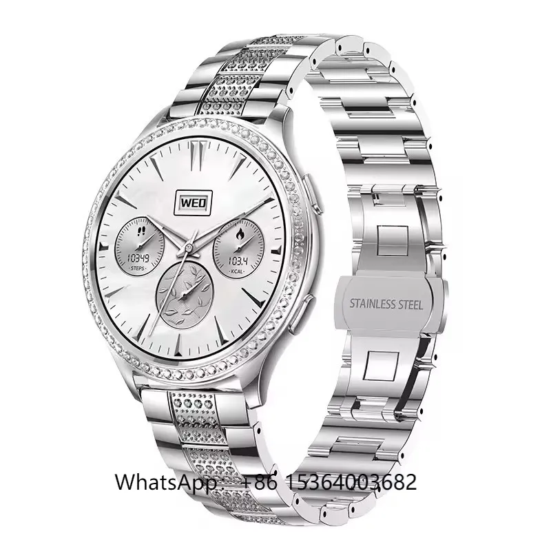 

Montre Connecte Smart Watch for Women Ladies AK53 Fashion Smart Watches 1.32 Inch Answer Dial Call IPS Touch Screen