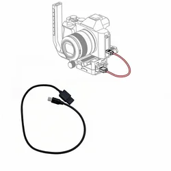 MCC to Mini USB Ronin-S Multi-Camera Control Cable for DJI Ronin S & Canon 5D Mark III / 6D II / 80D 77D 800D as MCC-Mini