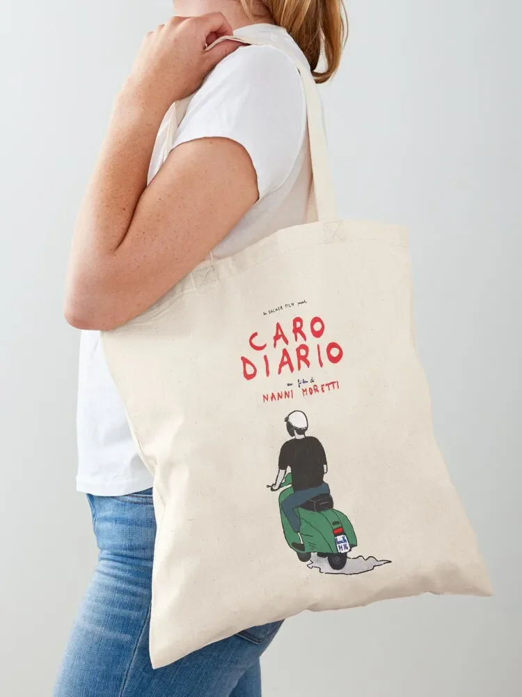 

Caro Diario - a film by Nanni Moretti Tote Bag canvas tote reusable grocery bags handbag Women's tote bag