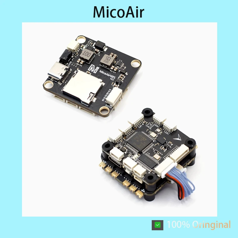 MicoAir405v2 Flight Stack 30x30 FC 4IN1 ESC Pre-Flashed Bluejay 48K PWM Support Ardupilot INAV FPV Drone