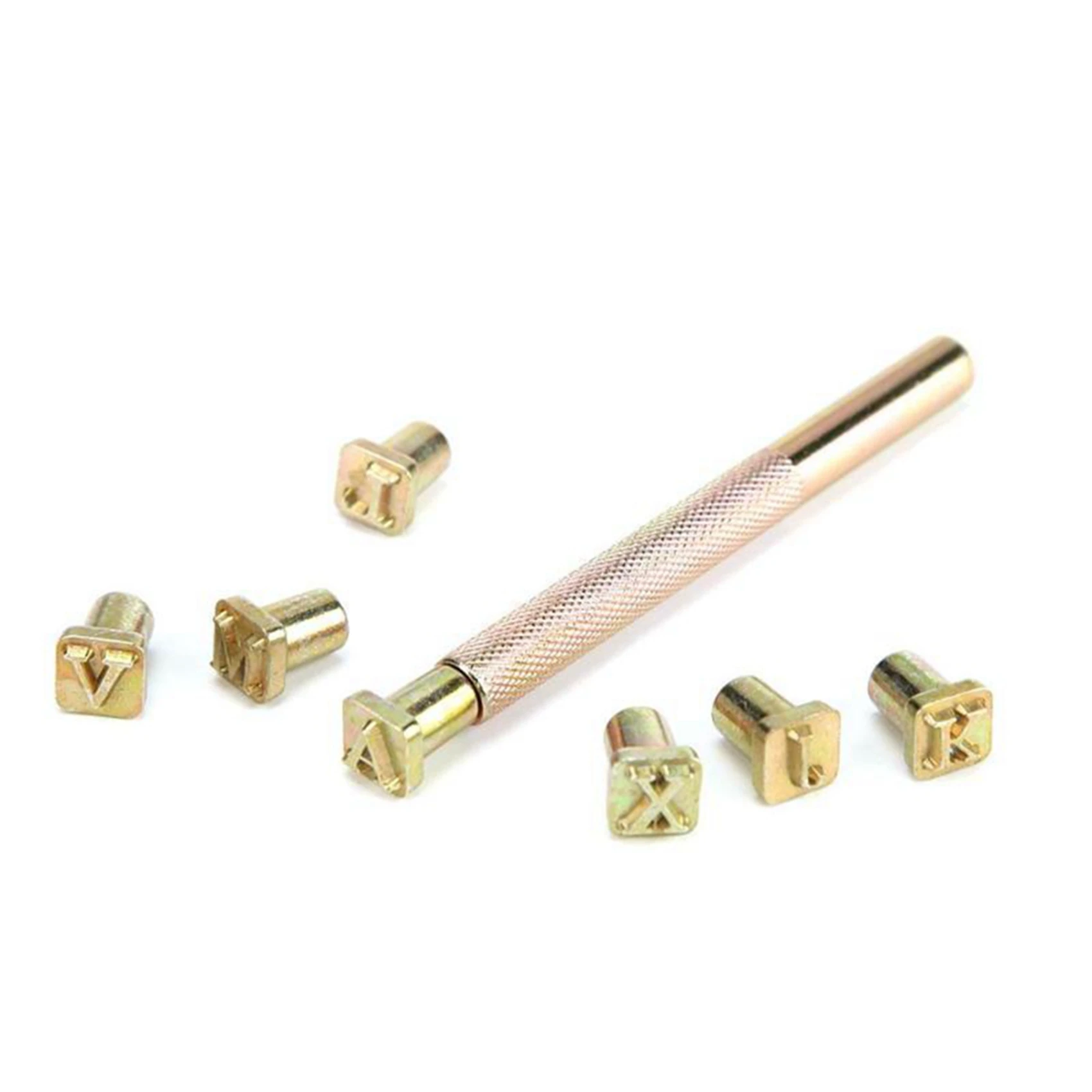 

ABUL-26 шт. Набор стальных перфораторов для алфавитных штампов с регулируемой строчкой 7 в 1 и фаской для биговки кромок