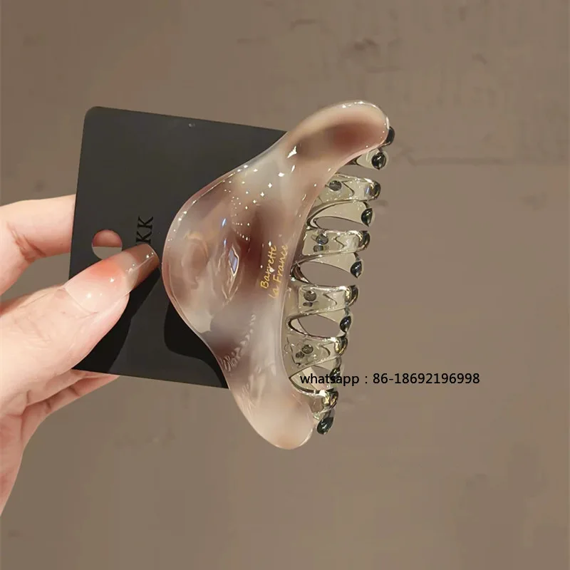 Pack of 5 Women's High-end Sense,  Less Hair Volume, Ponytail Clip, Half Tie Hair on The Back of The Head, Shark Clip.