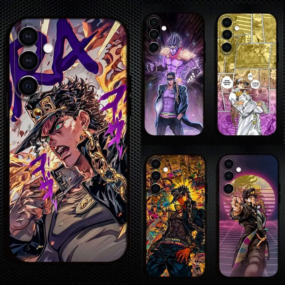 

Anime J-JoJo's Bizarre Adventure Phone Case For Samsung Galaxy A13,A21s,A22,A31,A32,A52,A53,A71,A80,Soft Black Shell