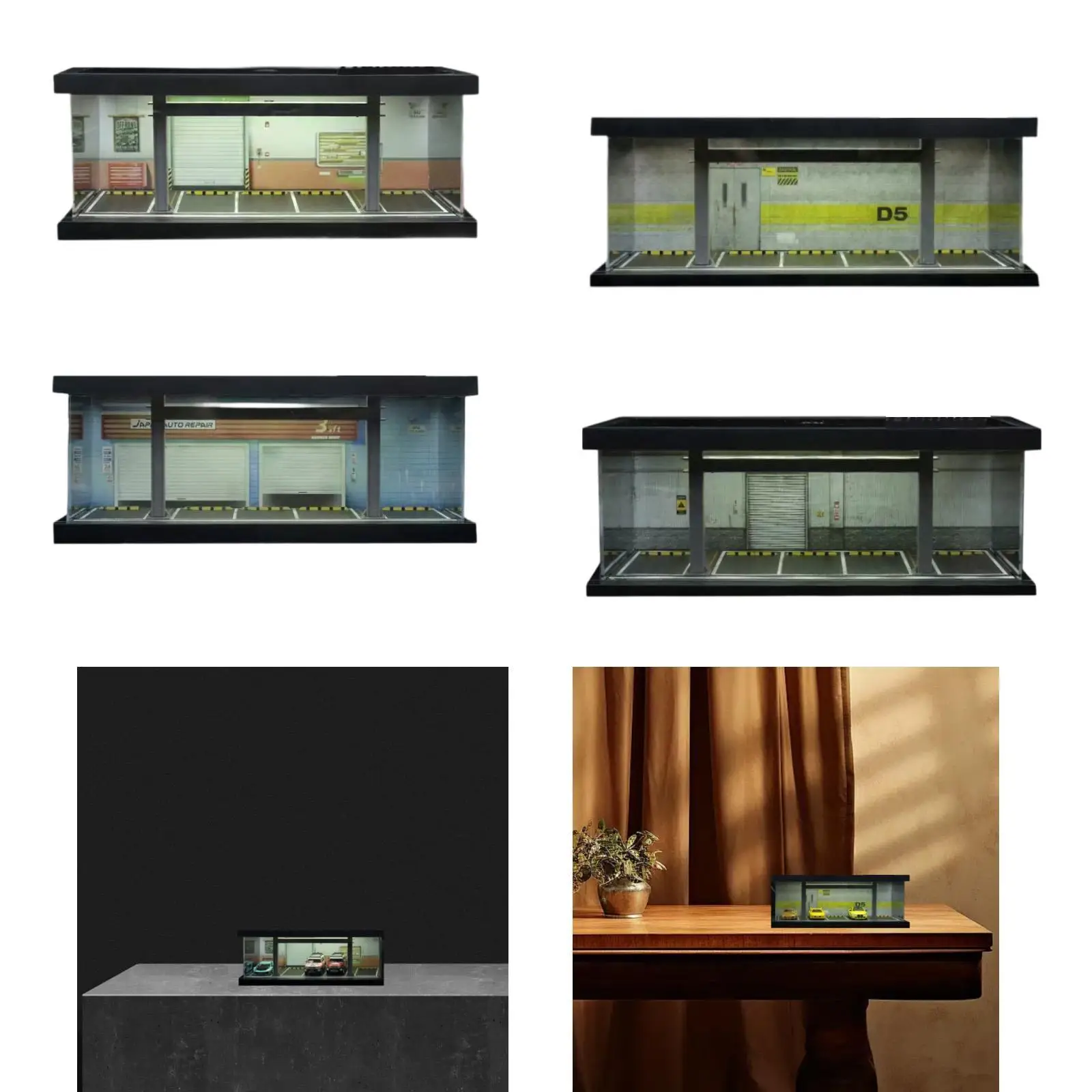 

1/64 Protective Parking Lot Display Case for Sports Car Collectors Gifts