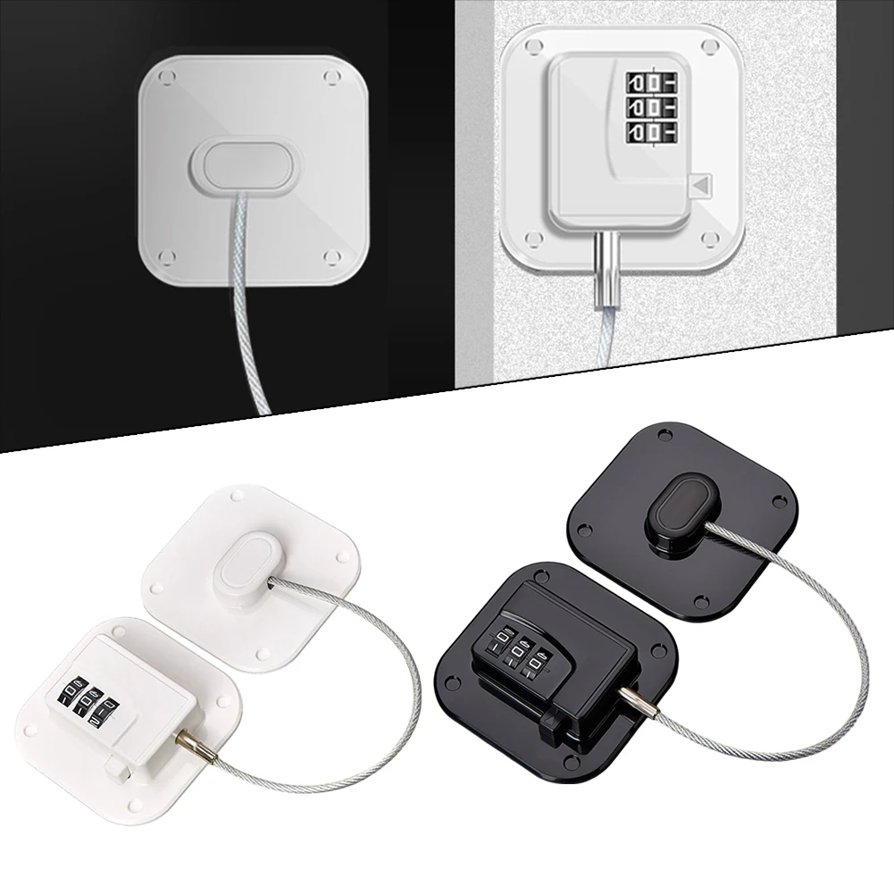 

Child Safety Lock Refrigerator Door Lock Cabinet Lock Punch-free Child Password Lock Self-Adhesive Safety Lock