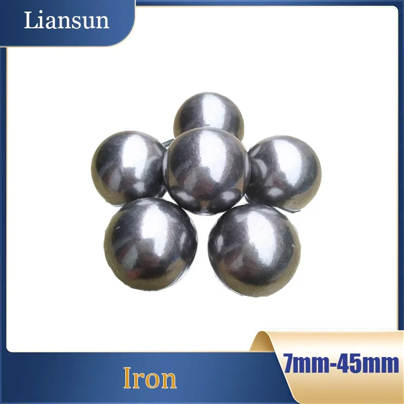 

7mm-45mmSolid Cast Iron Balls Non-Hardened Welded Cast Iron Balls Precision Rust-Proof Solid Iron Balls Wear-Resistant Dust-Free