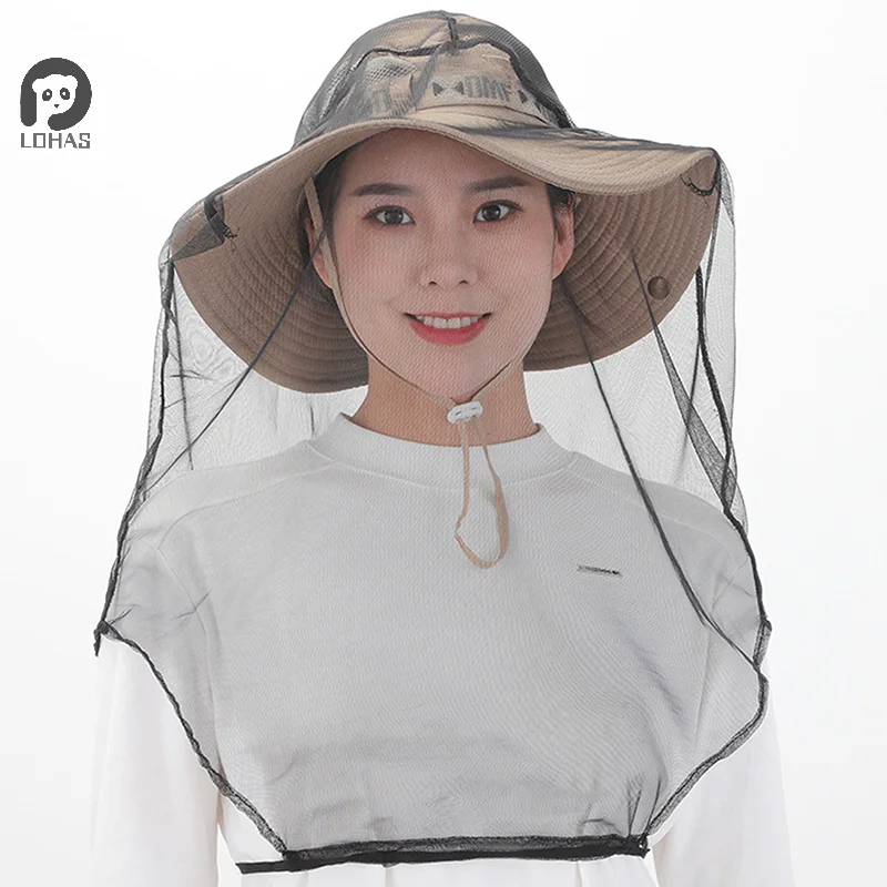 

Mask Anti Mosquito Fishing Cap Outdoor Fishing Hat Veil Anti Bee Hat Insect Mesh Insect Bee Net Hat Mosquito Net