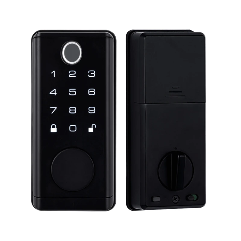 Competitive Price S919-8 TTLock Tuya BLE App Digital Biometric Fingerprint Code Card Key Smart Door Lock for Home