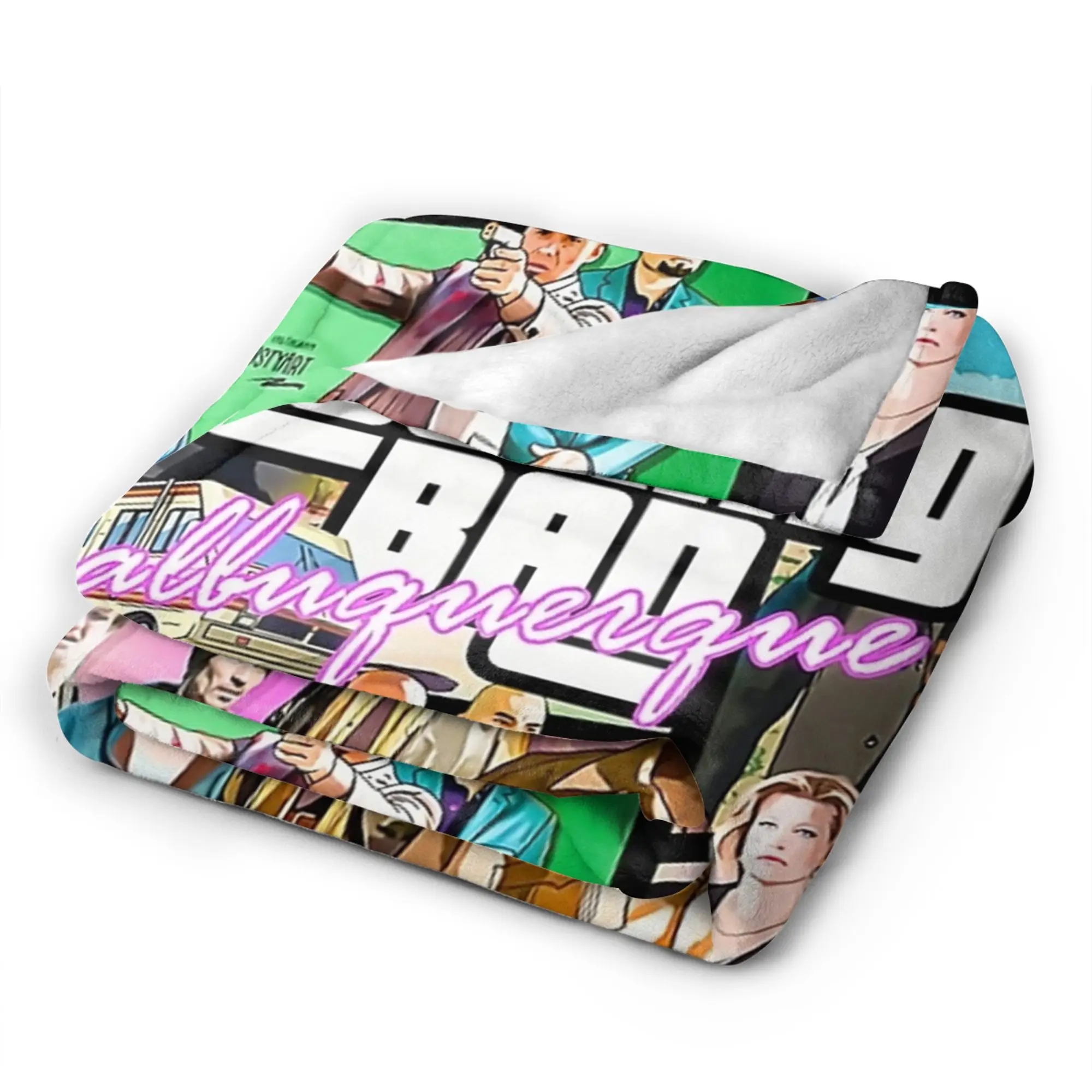 كسر سيئة Albuquerque مخصص Gta الفن بطانية كسر سيئة الفانيلا رهيبة الدافئة رمي بطانية ل غطاء ربيع الخريف #5