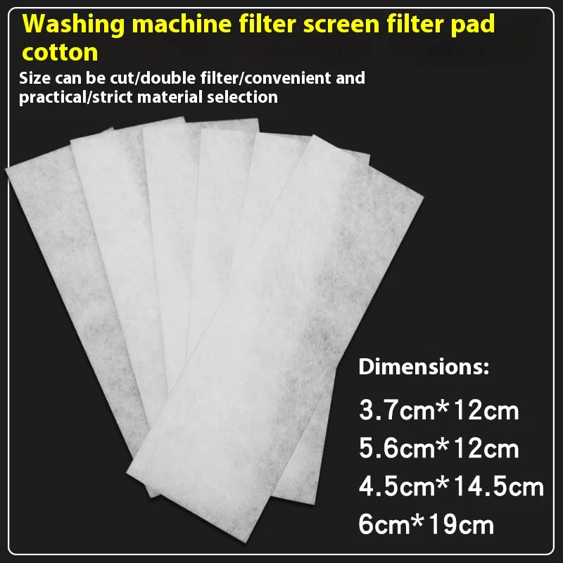 Wasmachine Filter Mesh Katoen Filterpapier Verdikte Filterdoos