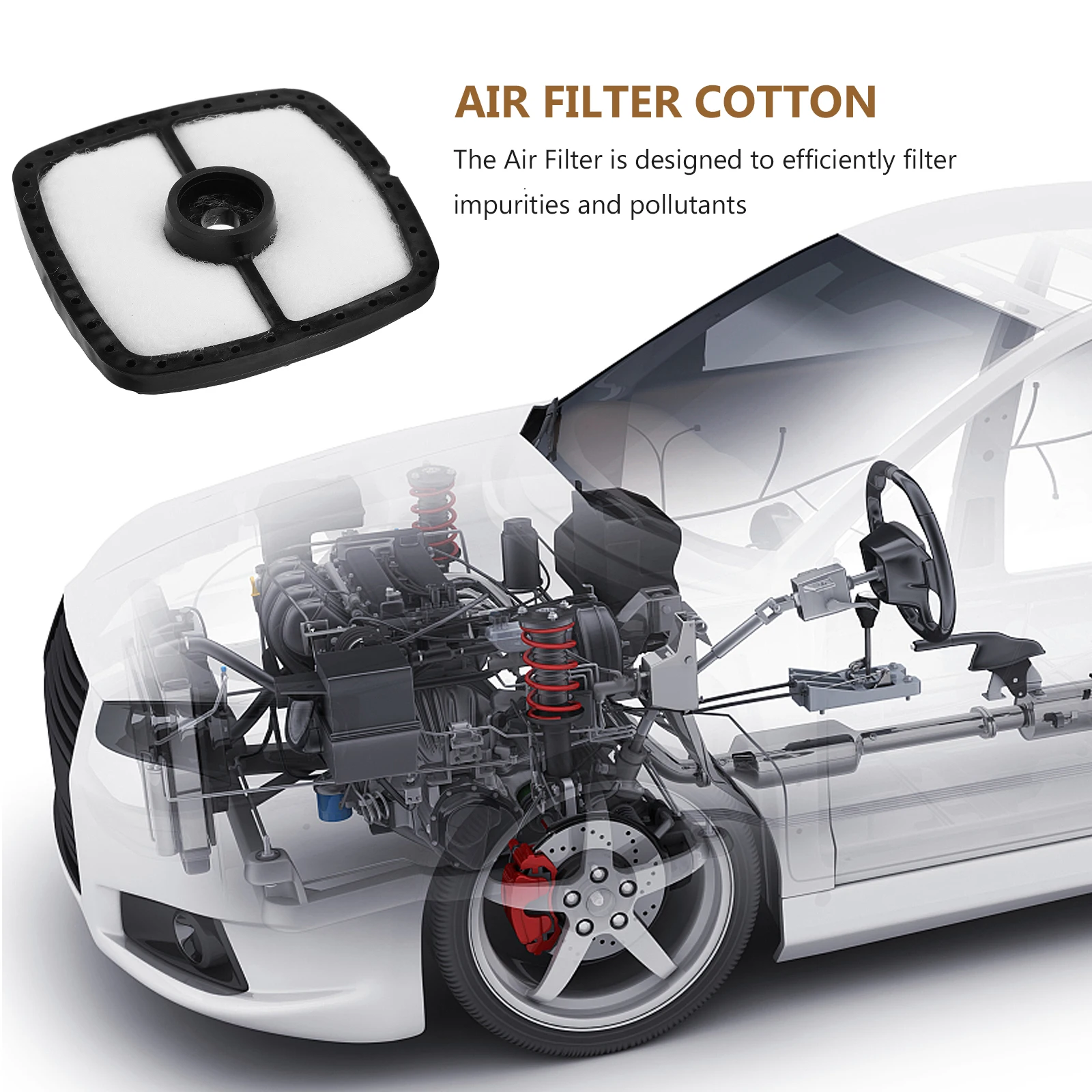 

1pcs Filter Kit for Lawn Mower String Trimmer Replacement Efficient Cleaner Durable Enhanced Filtration System Economy