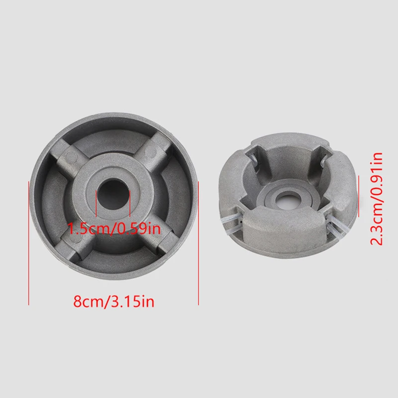 

Универсальная головка газонокосилки из алюминиевого сплава и сменная нейлоновая сталь для линии кошения газонокосилки, аксессуары для головки сорняков