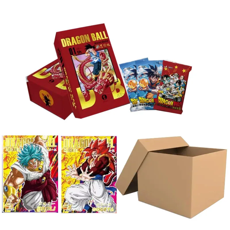 Wholesales Dragon Ball Collection Cards Booster Box 01th ANECDOTE -DQ CULTURAL CREATIVITYRare Anime Trading Cards