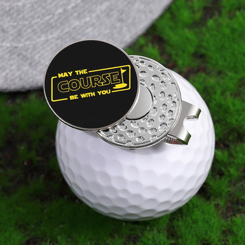 Fiction Film Fashion Golf Cap Clips Magnetic Golf Ball Marker Hat Clip 0.98 Inch Ball Marker Golf Clip Gift for Men Women Golfer