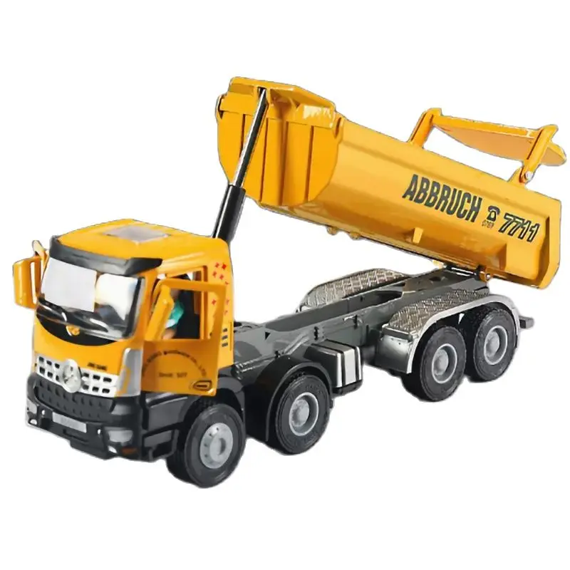 Diecast Alloy 1:50 Scale Engineering Vehicle Tipper Truck Model Adult Classic Collection Gift Display Souvenir Ornament