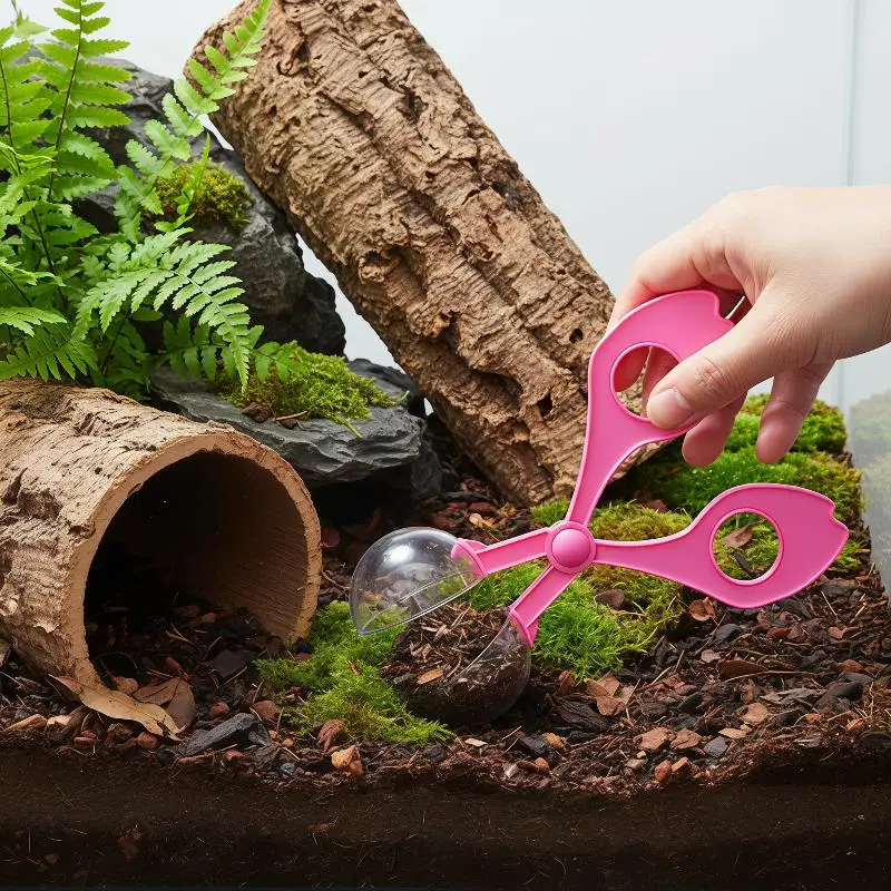 Children Bug Catcher Scissors Set 1PC Non-Sharp Plastic Insect Clip for Kindergarten Nature Science Class
