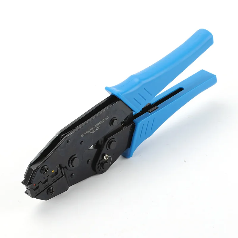 HS-125 Butt Splice Heat Shrink Connectors Crimping Tool 20-10AWG Ratcheting Wire Crimper Pliers